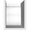 Ekena Millwork Standard Del Monte Architectural Grade PVC Rafter Tail, 6"W X 8"H X 36"L RFTP06X08X36DEL - alternate 2